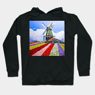 Windmill. Netherlands Hoodie